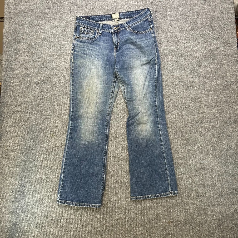 Levi's Bootcut Jeans Women's 8 Blue‎ Denim Stretch Mid Rise Relaxed - 32x28.5